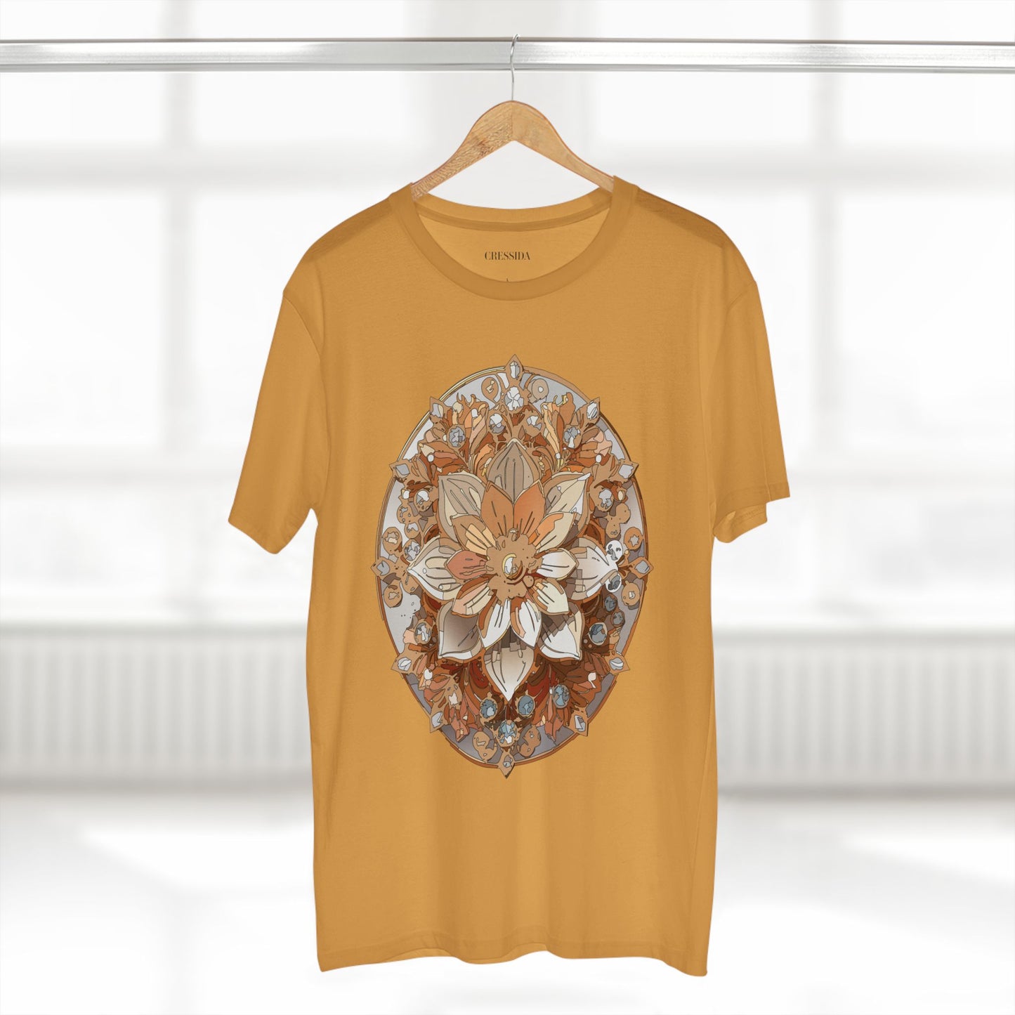 Floral Shirt, Shirt with Flower, Tee Shirt with Antique Flower