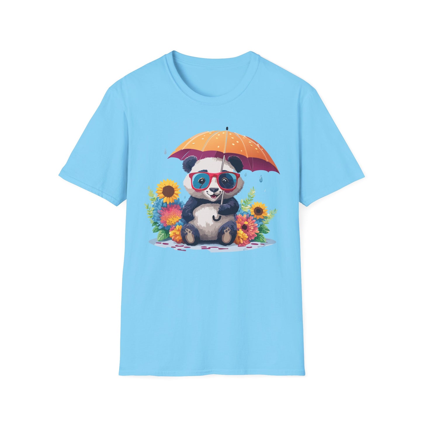 Panda Shirt, T Shirt with Panda, Animal Shirt, Tee Shirt with Animals