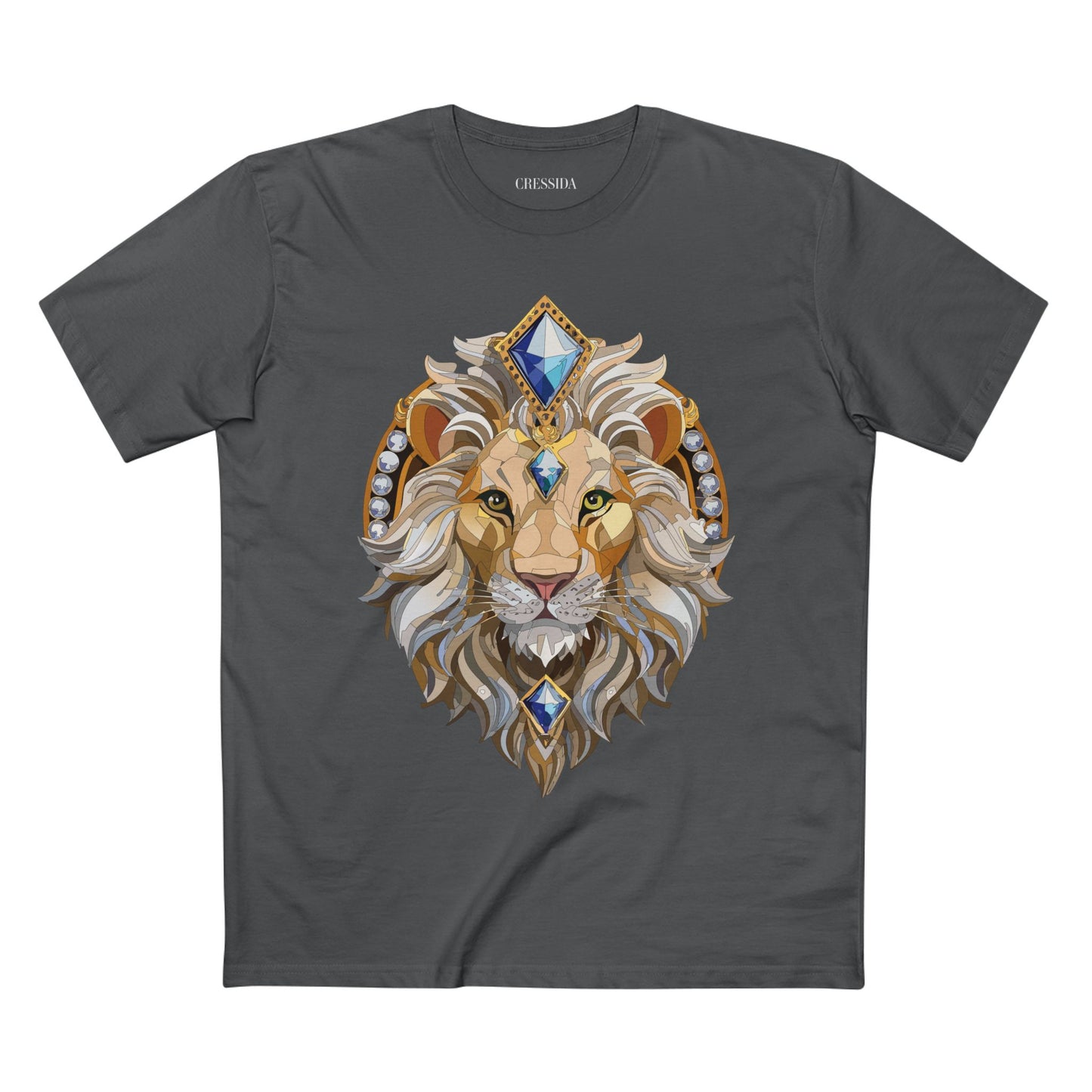 Unisex Animal Medallion Graphic Tee 100 Percent Cotton Premium Shirt