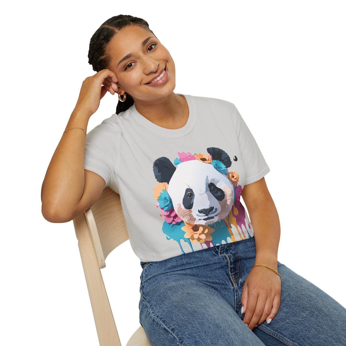 Panda Shirt, T Shirt with Panda, Animal Shirt, Tee Shirt with Animals