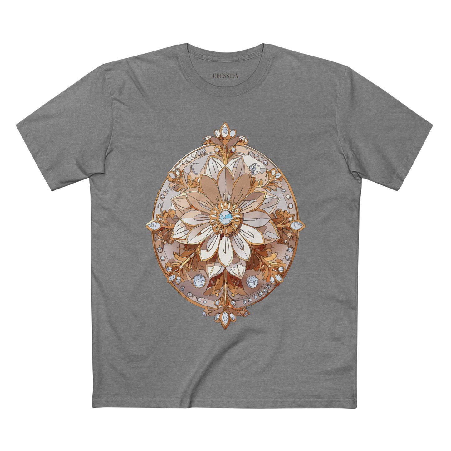 Floral Shirt, Shirt with Flower, Tee Shirt with Antique Flower