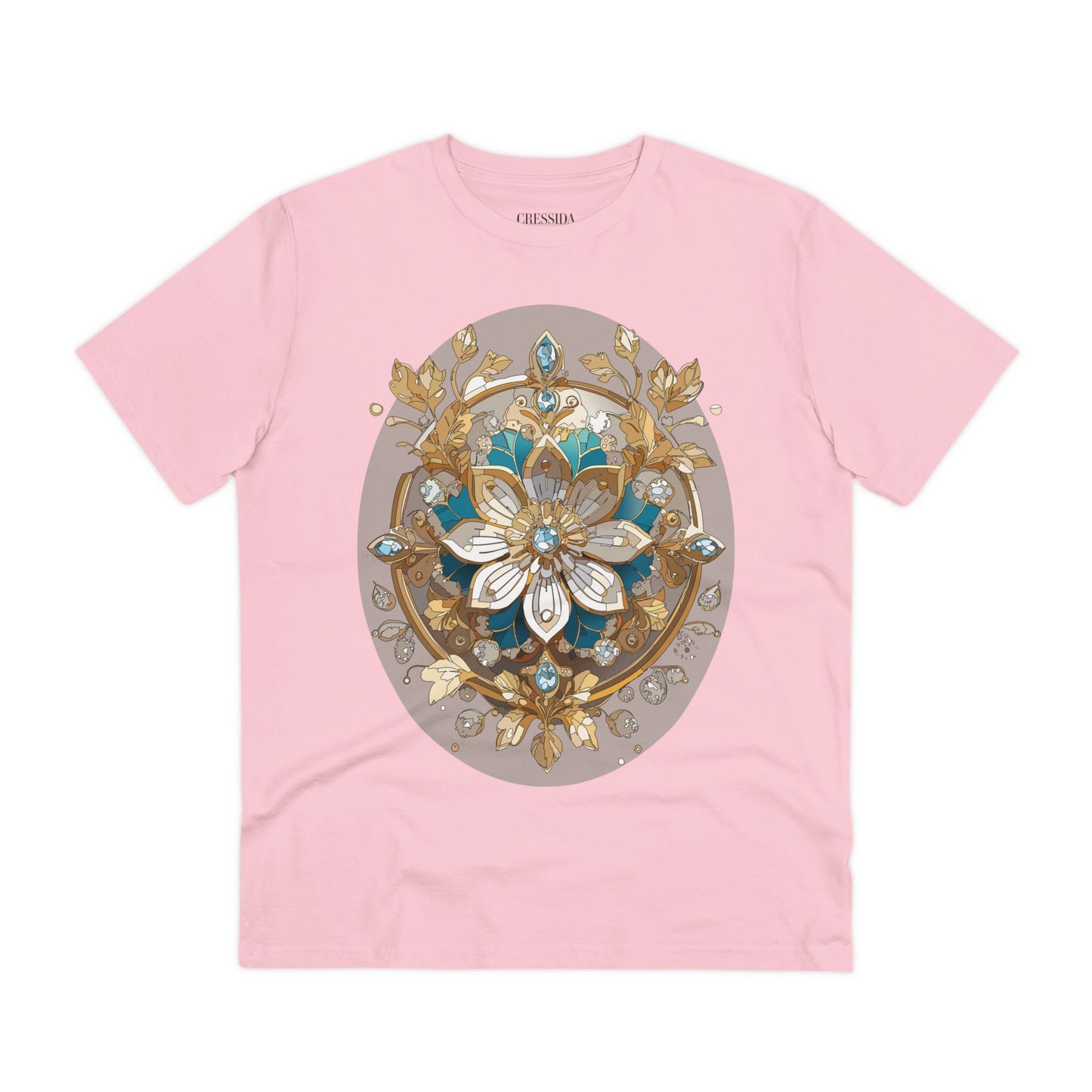 Organic T-shirt with Flower