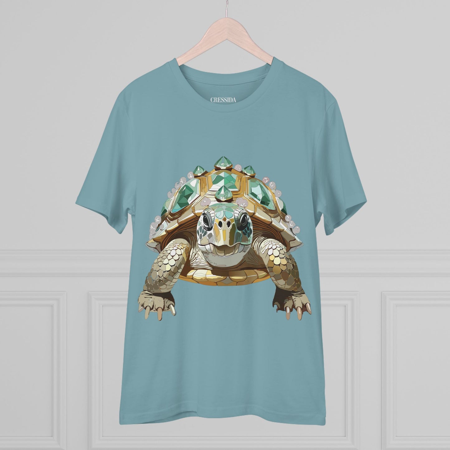 Organic T-shirt with Animals - Turtle