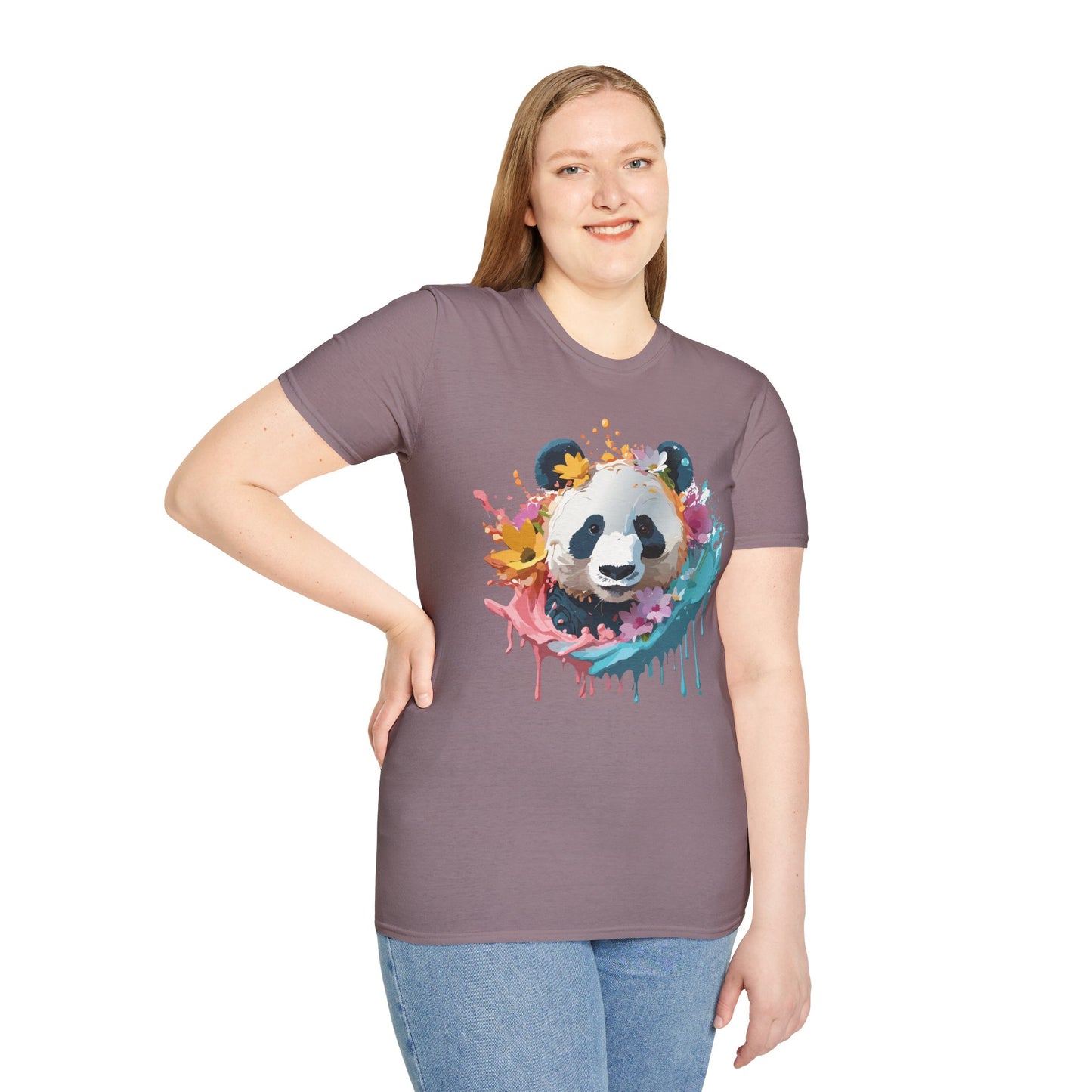 Panda Shirt, T Shirt with Panda, Animal Shirt, Tee Shirt with Animals