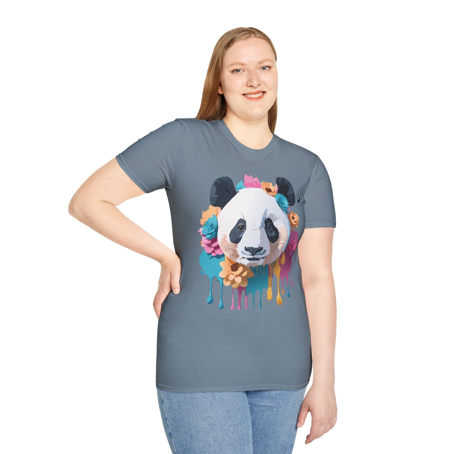 Panda Shirt, T Shirt with Panda, Animal Shirt, Tee Shirt with Animals