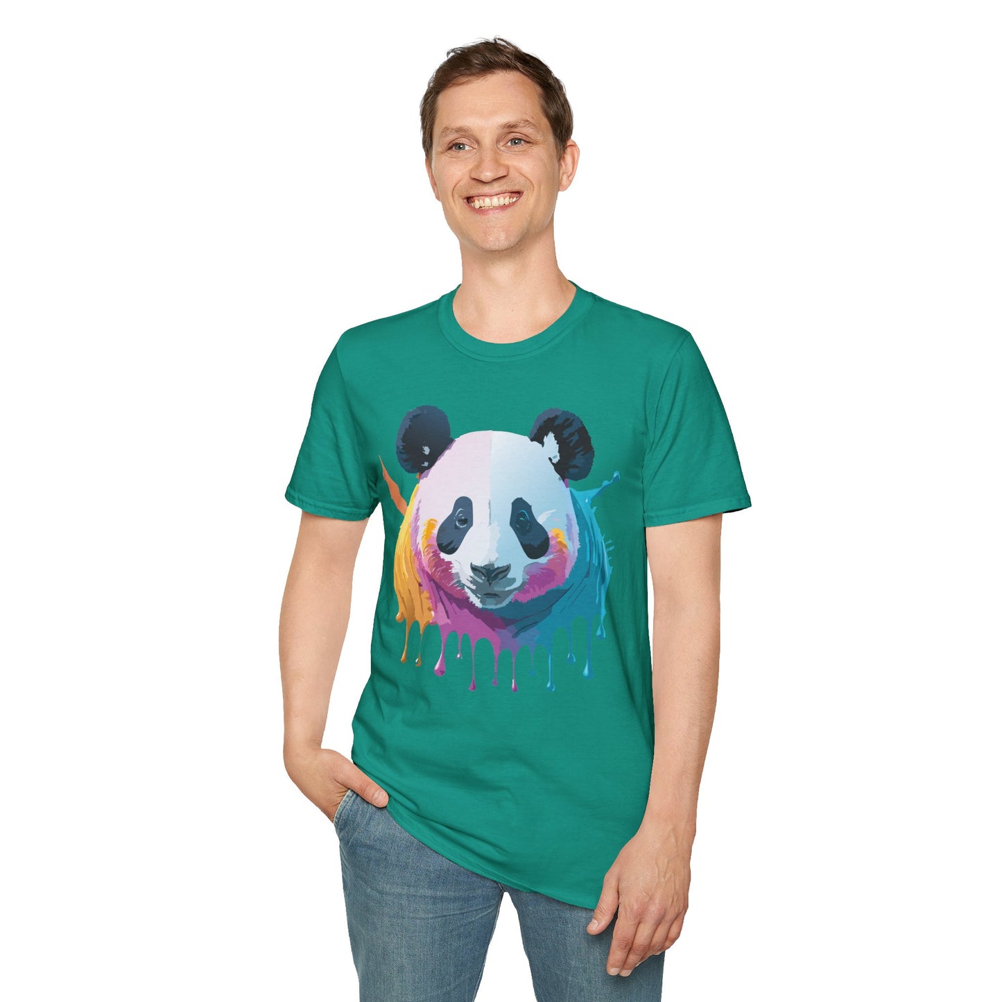Panda Shirt, T Shirt with Panda, Animal Shirt, Tee Shirt with Animals