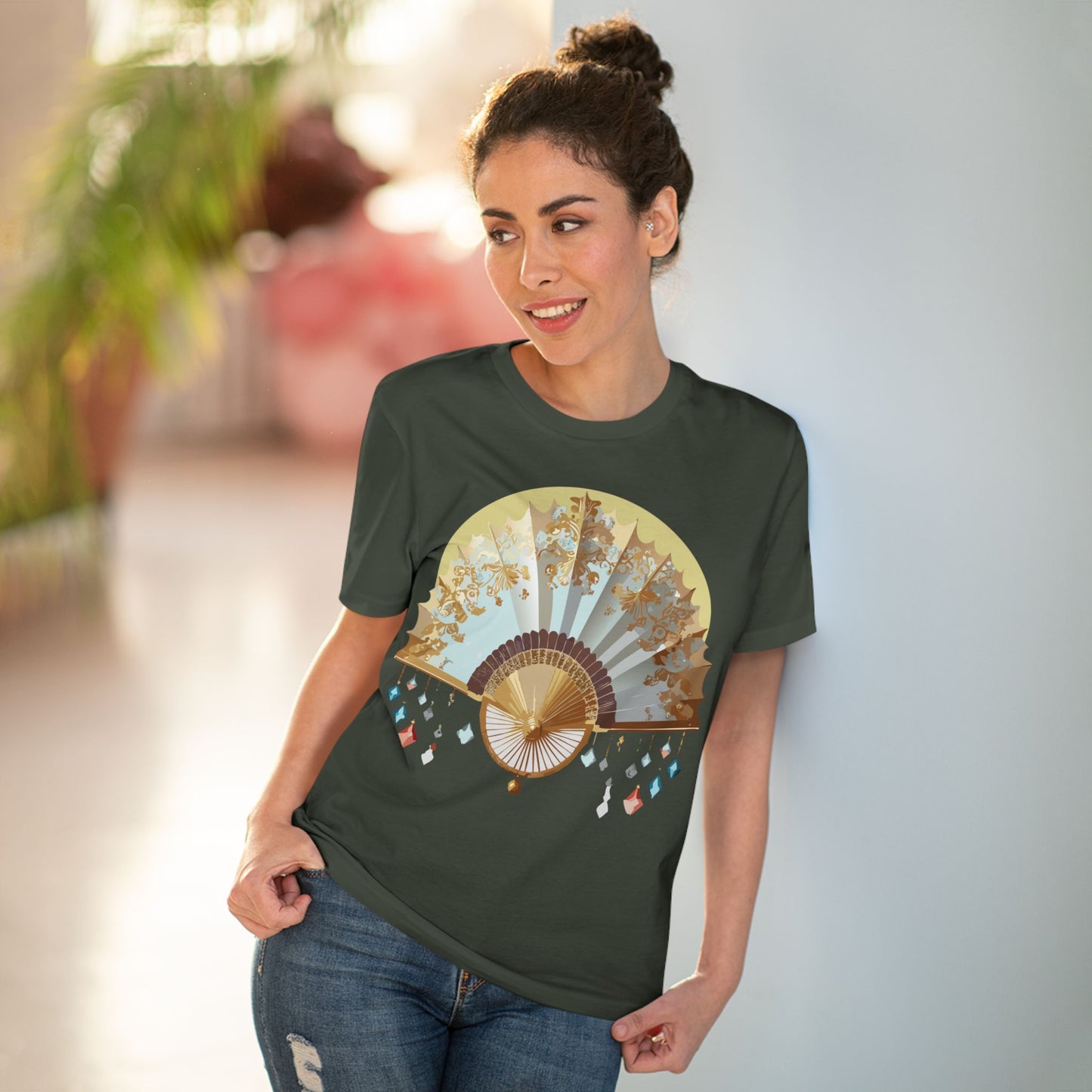 Organic T-shirt with Fan