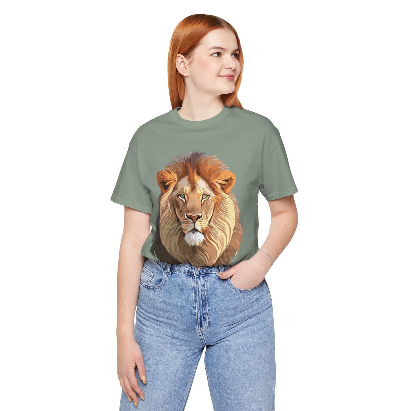 Unisex Animal Shirt, Tee Shirt with Animals, Art Design Tee Shirt, Wild Animals Shirt