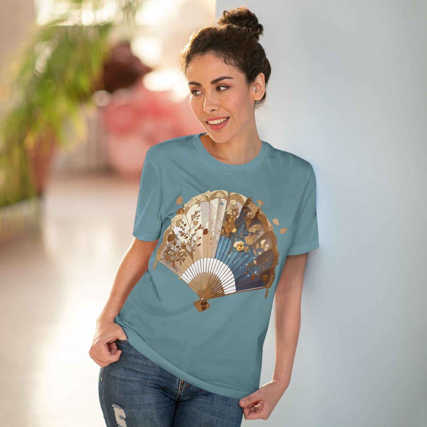 Organic T-shirt with Fan