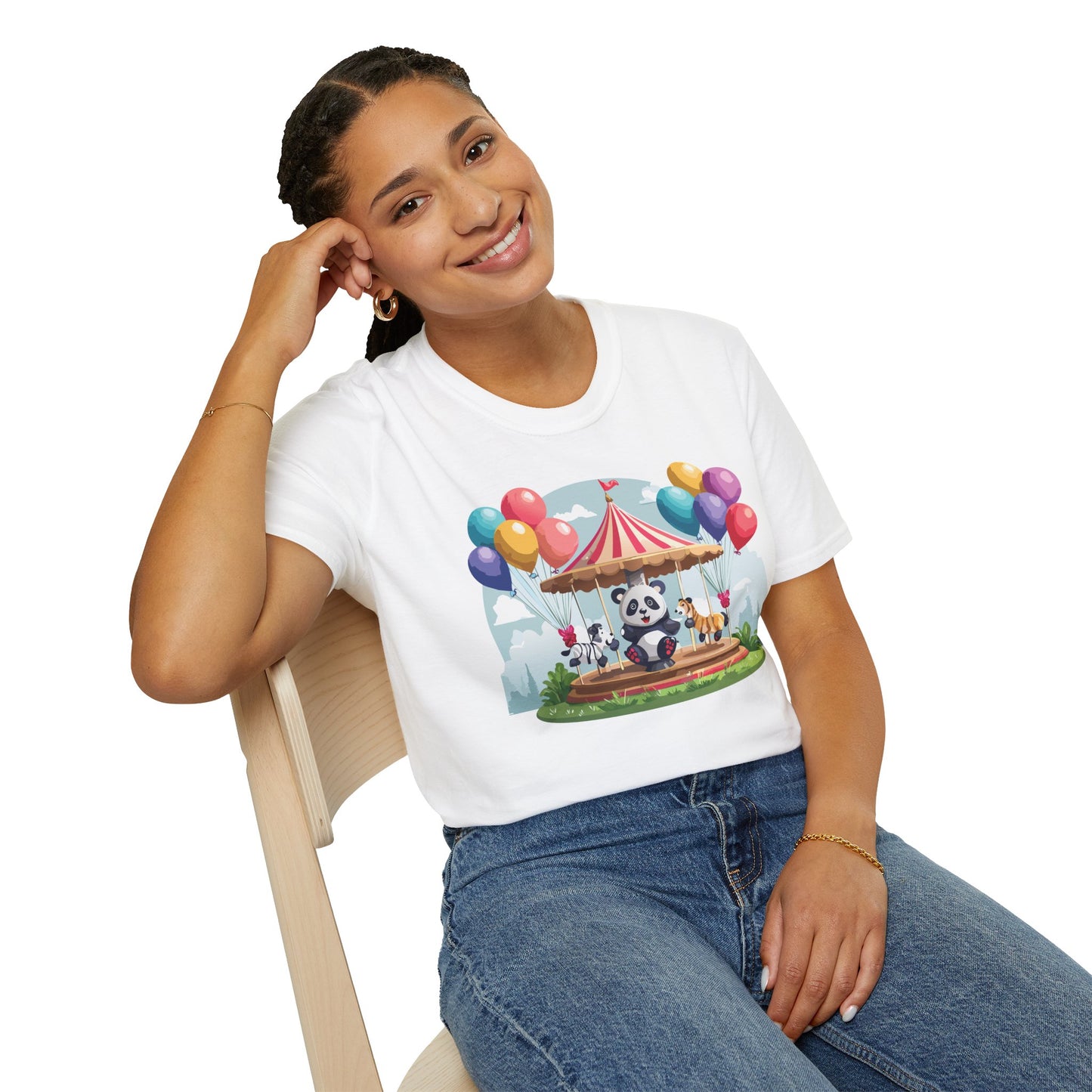 Panda Shirt, T Shirt with Panda, Animal Shirt, Tee Shirt with Animals