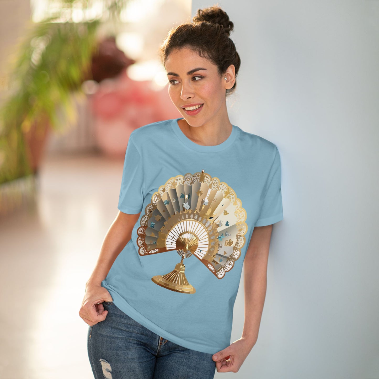 Organic T-shirt with Fan