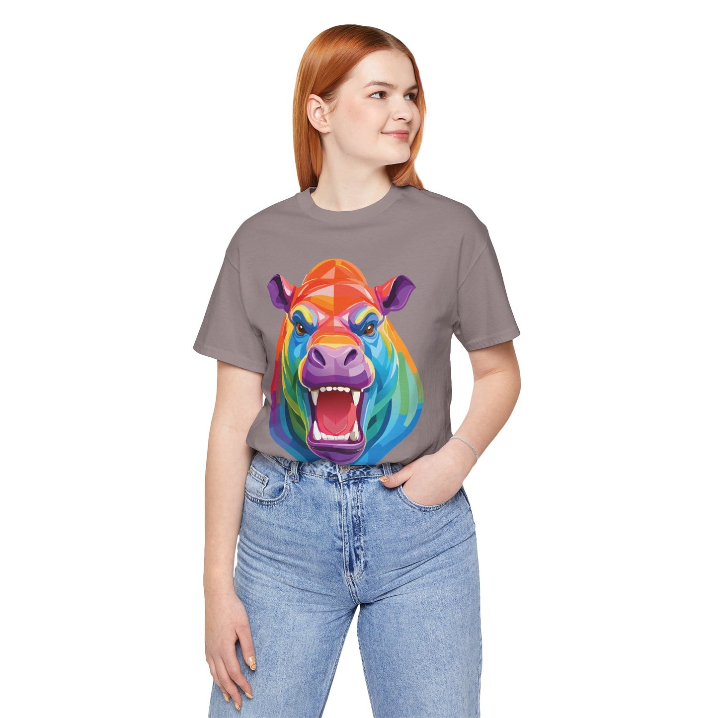 Unisex Animal Shirt, Tee Shirt with Animals, Art Design Tee Shirt, Wild Animals Shirt