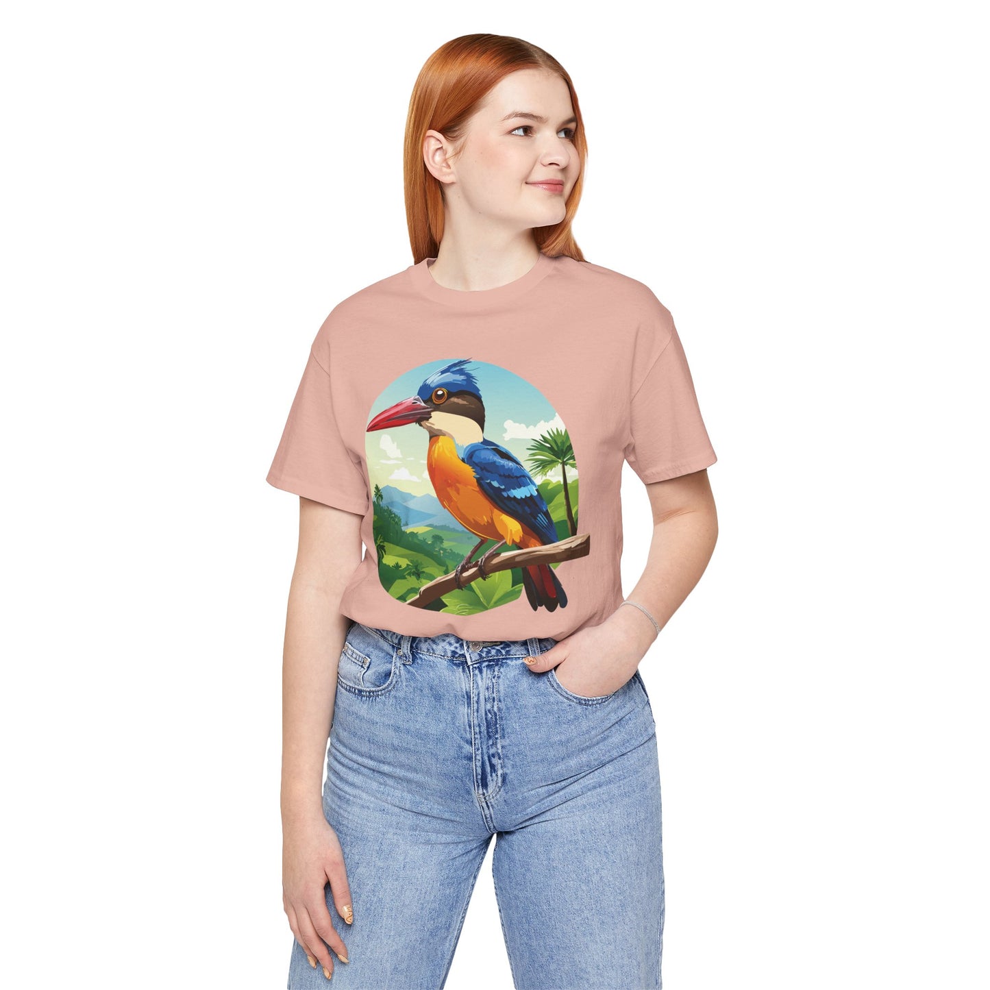 Unisex Animal Shirt, Tee Shirt with Animals, Art Design Tee Shirt, Wild Animals Shirt