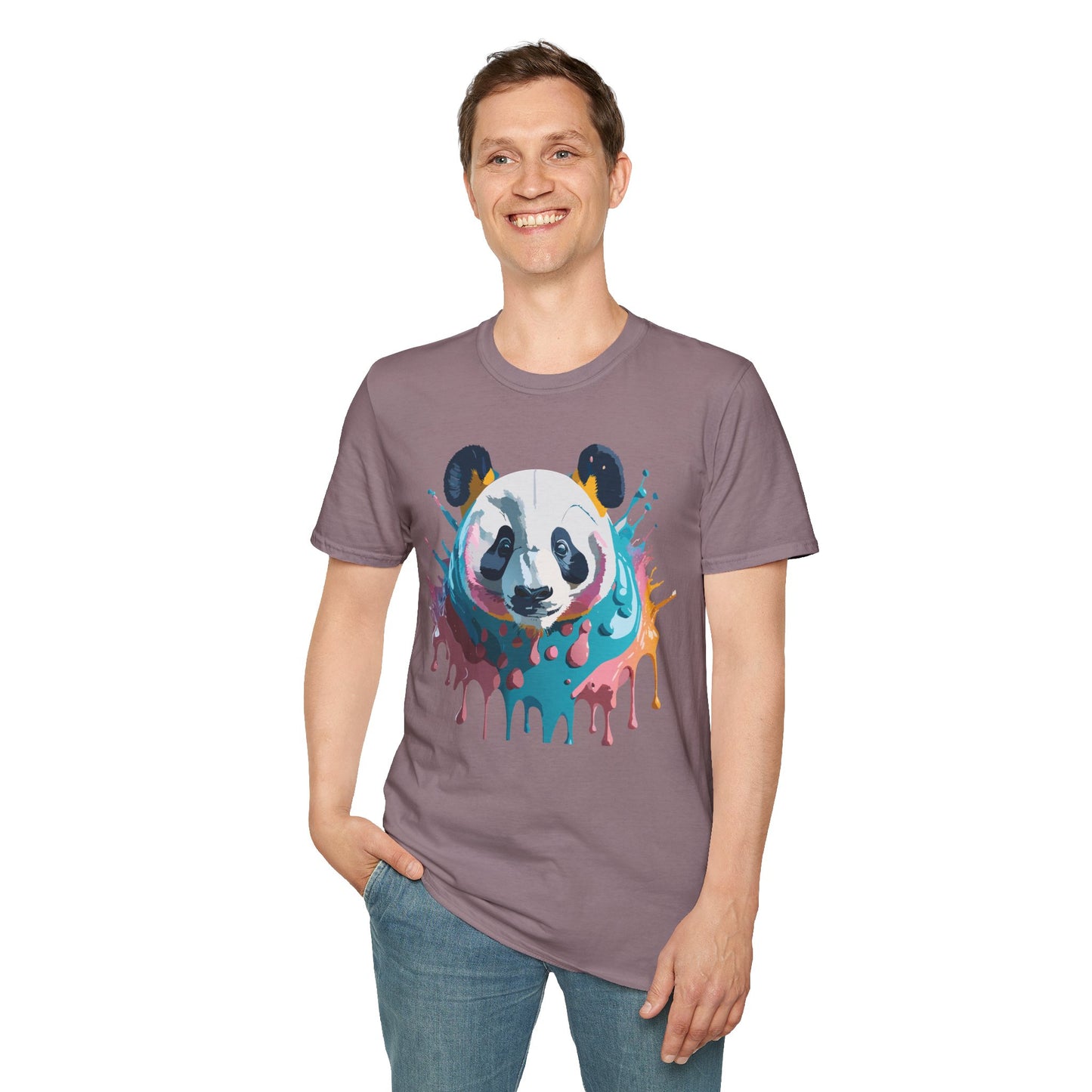 Panda Shirt, T Shirt with Panda, Animal Shirt, Tee Shirt with Animals