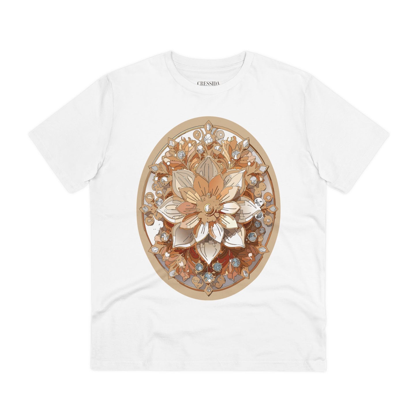 Organic T-shirt with Flower