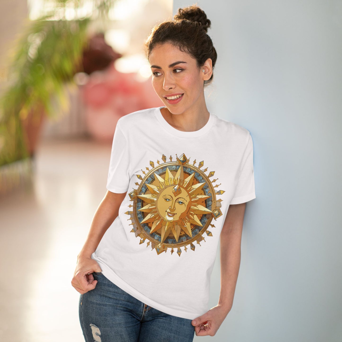 Organic T-shirt with Sun