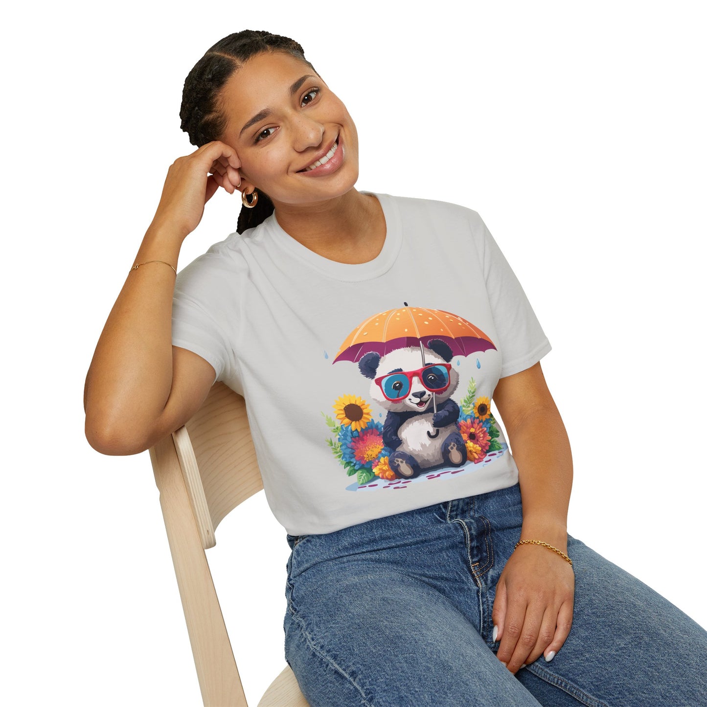 Panda Shirt, T Shirt with Panda, Animal Shirt, Tee Shirt with Animals