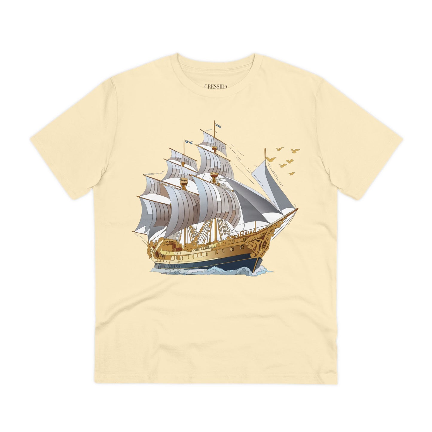 Organic T-shirt with Ship