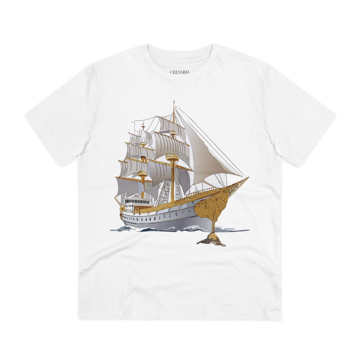 Organic T-shirt with Ship