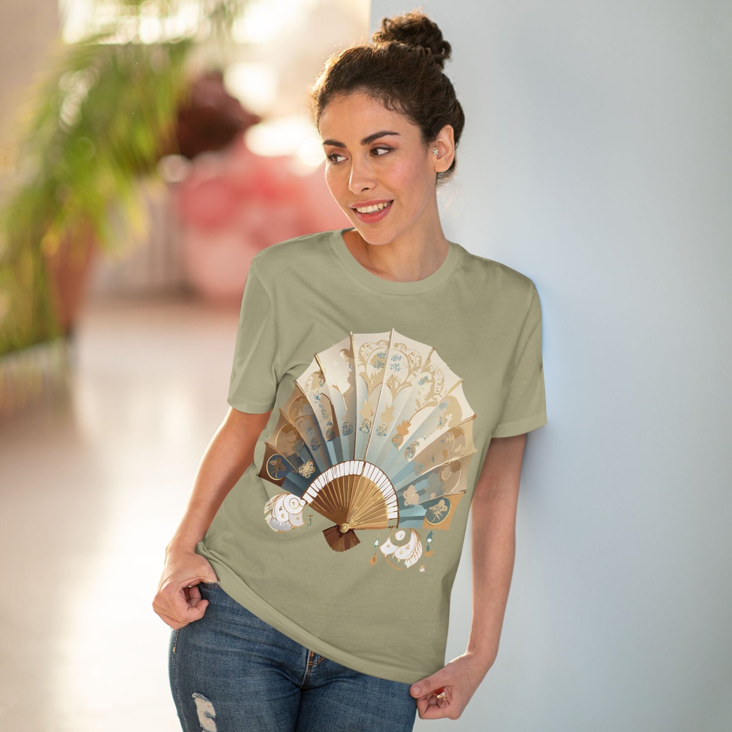 Organic T-shirt with Fan