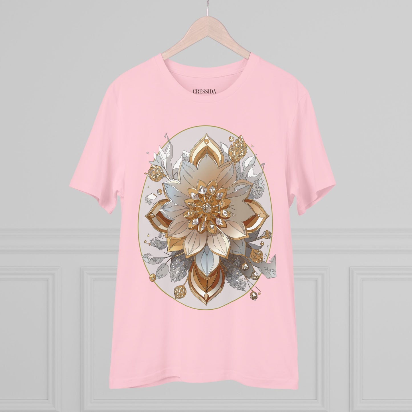 Organic T-shirt with Flower