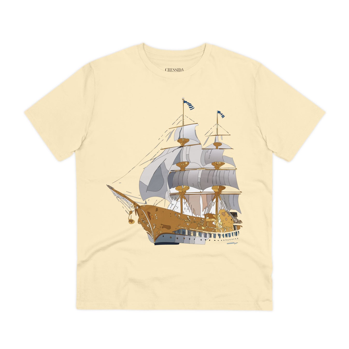 Organic T-shirt with Ship