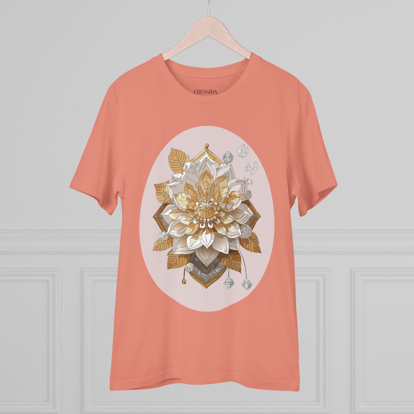 Organic T-shirt with Flower