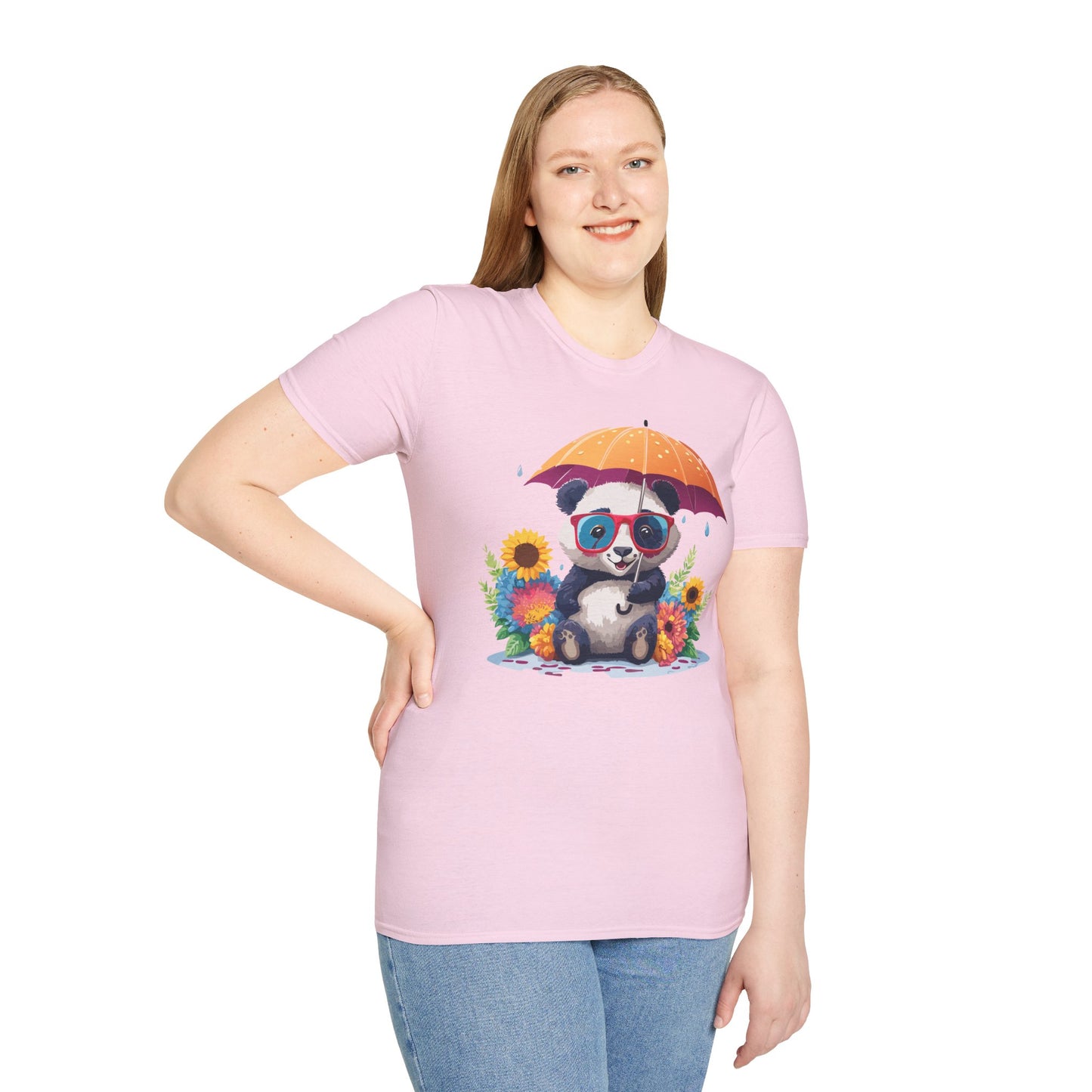 Panda Shirt, T Shirt with Panda, Animal Shirt, Tee Shirt with Animals