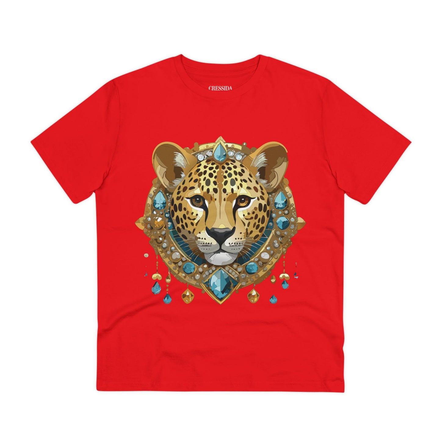 Organic T-shirt with Animals - Cheetah