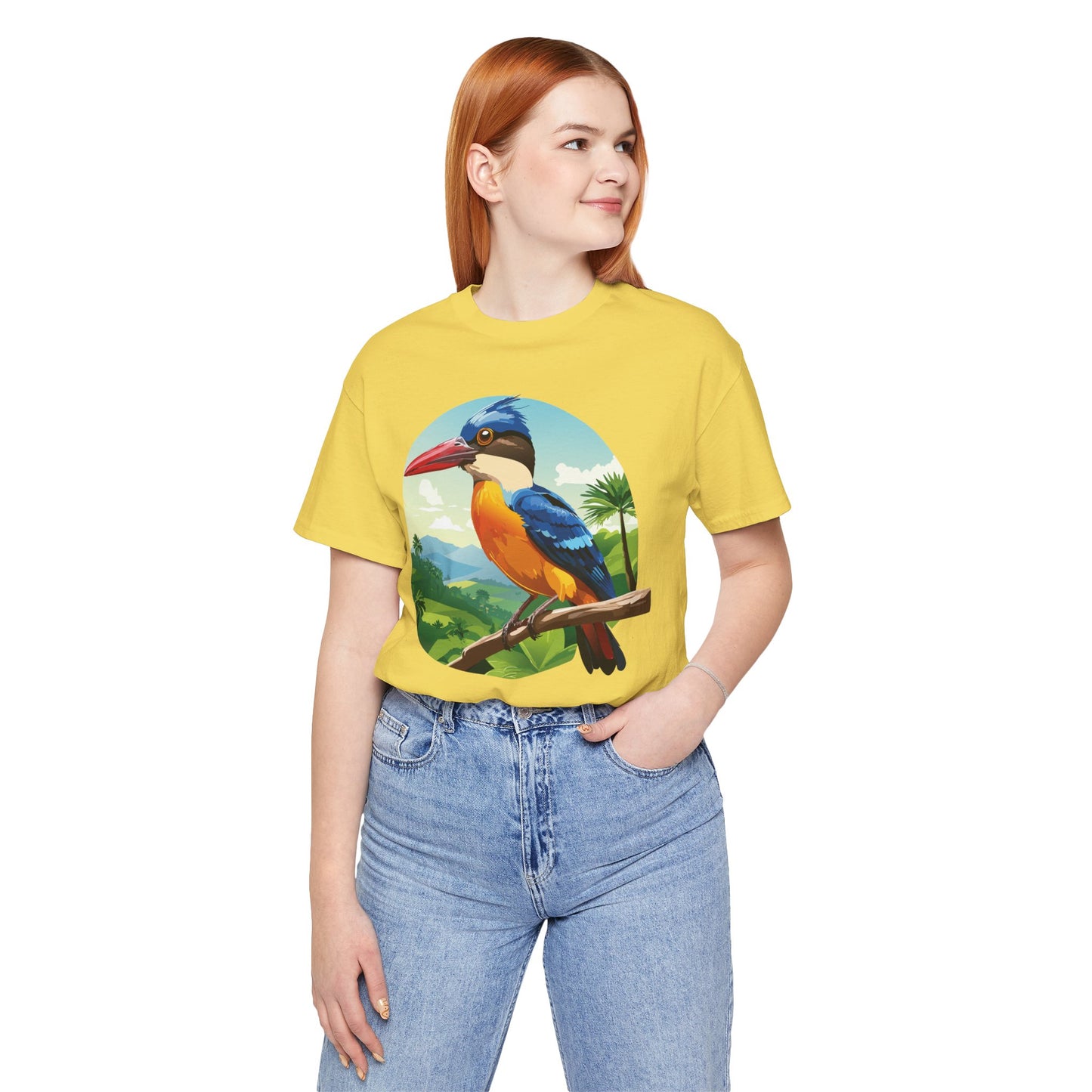 Unisex Animal Shirt, Tee Shirt with Animals, Art Design Tee Shirt, Wild Animals Shirt