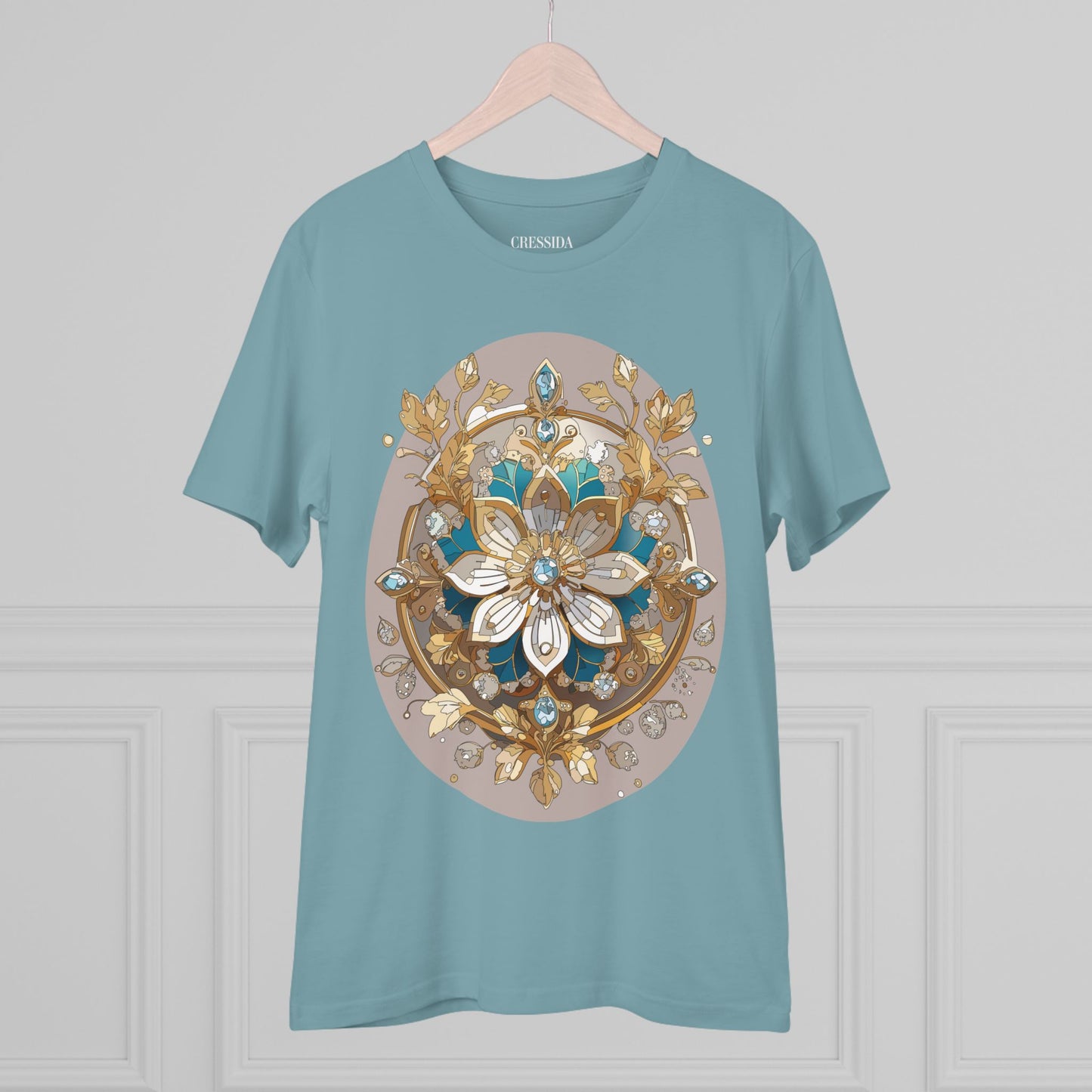 Organic T-shirt with Flower