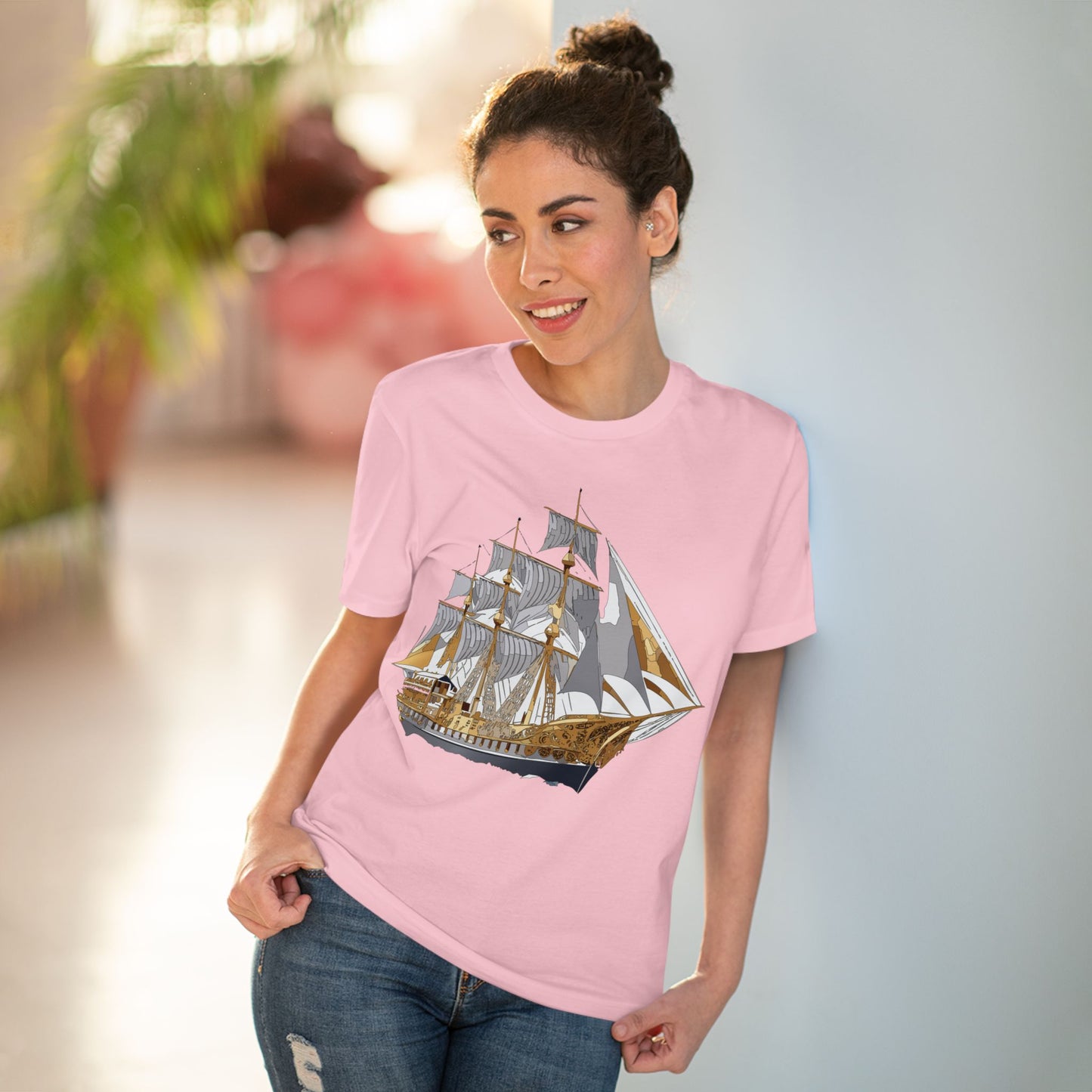 Organic T-shirt with Ship