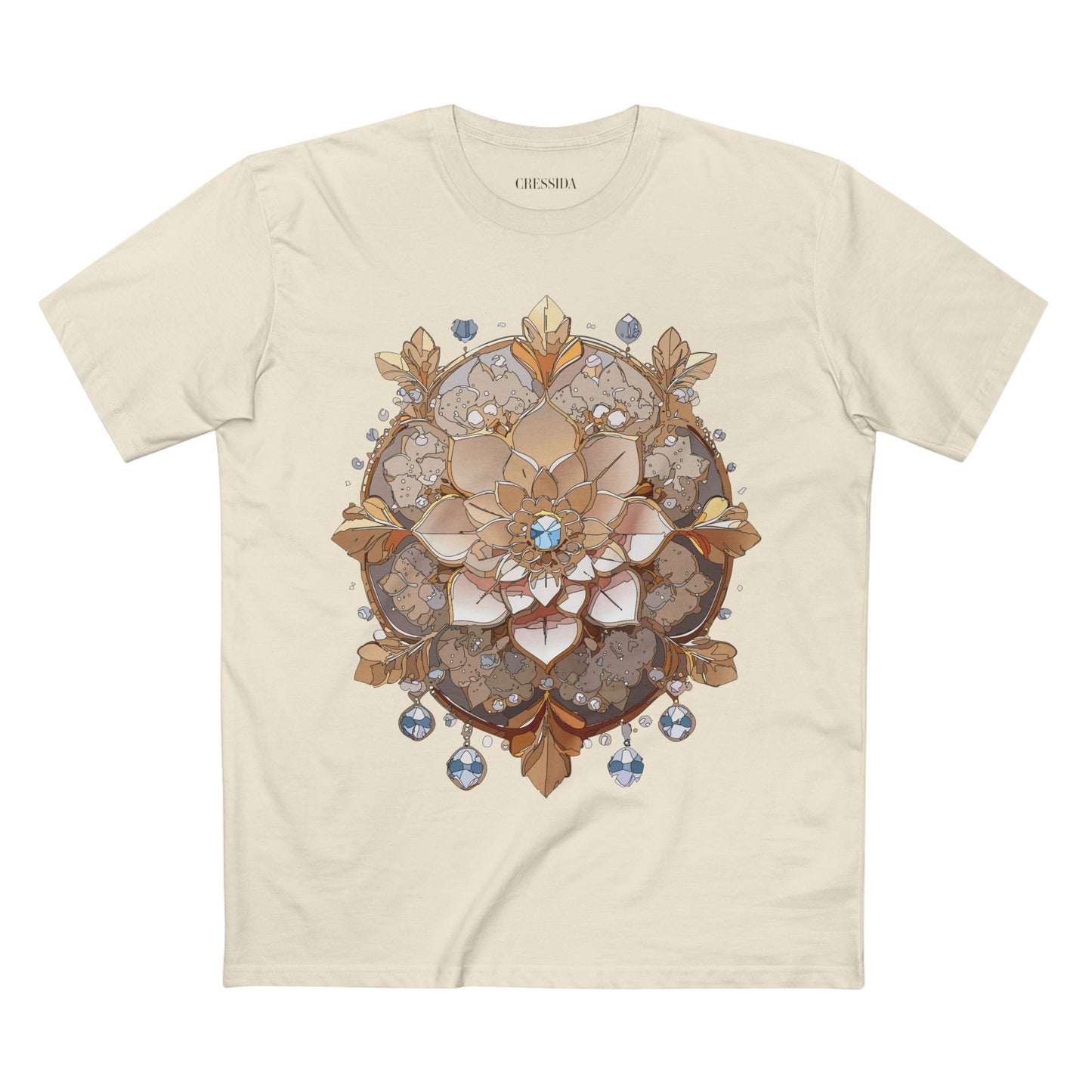 Floral Shirt, Shirt with Flower, Tee Shirt with Antique Flower