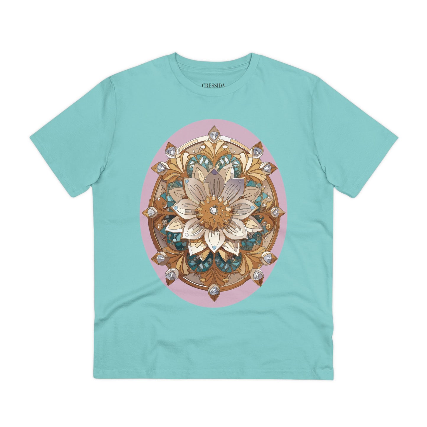 Organic T-shirt with Flower