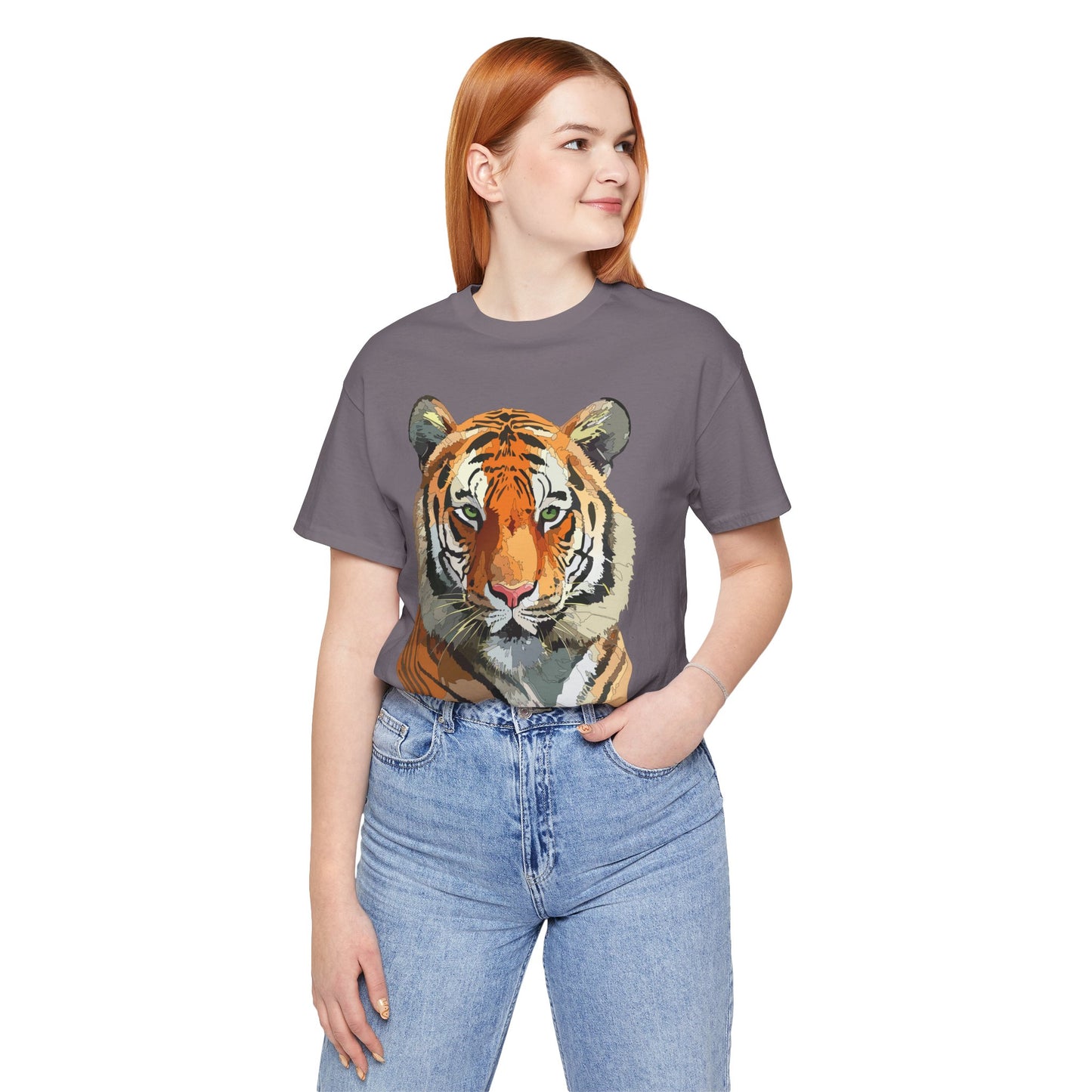 Unisex Animal Shirt, Tee Shirt with Animals, Art Design Tee Shirt, Wild Animals Shirt