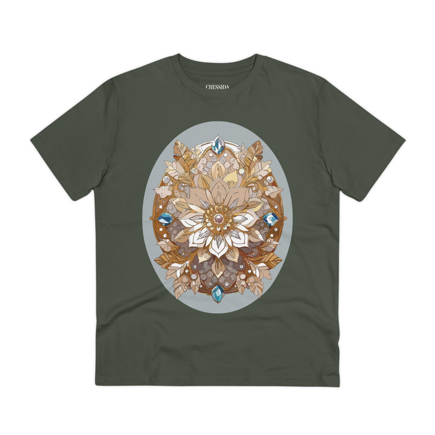 Organic T-shirt with Flower