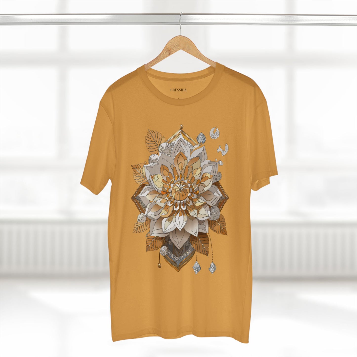 Floral Shirt, Shirt with Flower, Tee Shirt with Antique Flower