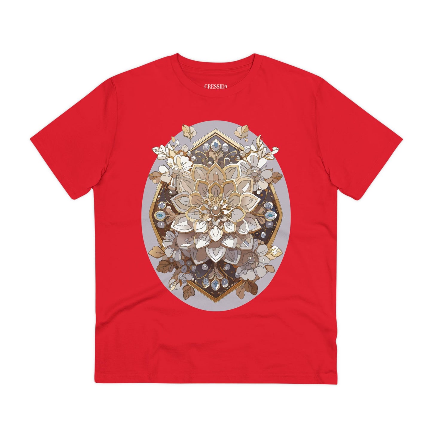 Organic T-shirt with Flower