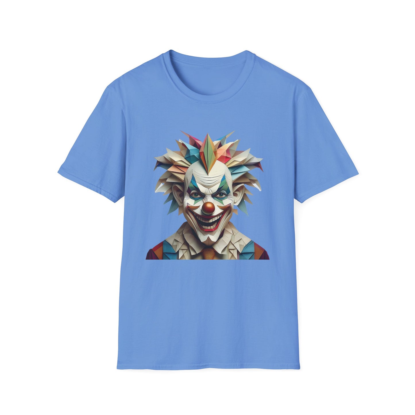 Clown Shirt, T Shirt with Clown, Funny Man Shirt, Tee Shirt with Funny Man, Circus Shirt, Shirt with Circus, Scary Man Shirt, Shirt with Scary Man