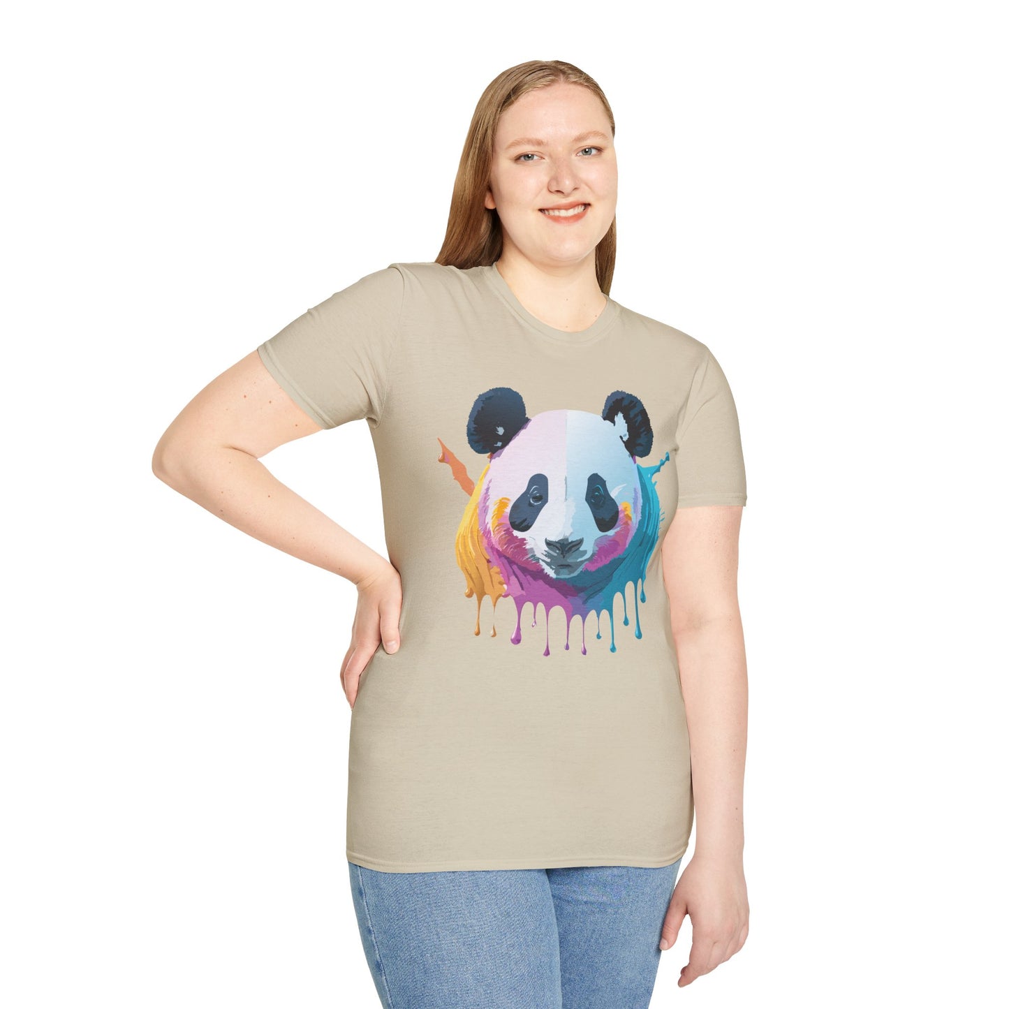 Panda Shirt, T Shirt with Panda, Animal Shirt, Tee Shirt with Animals