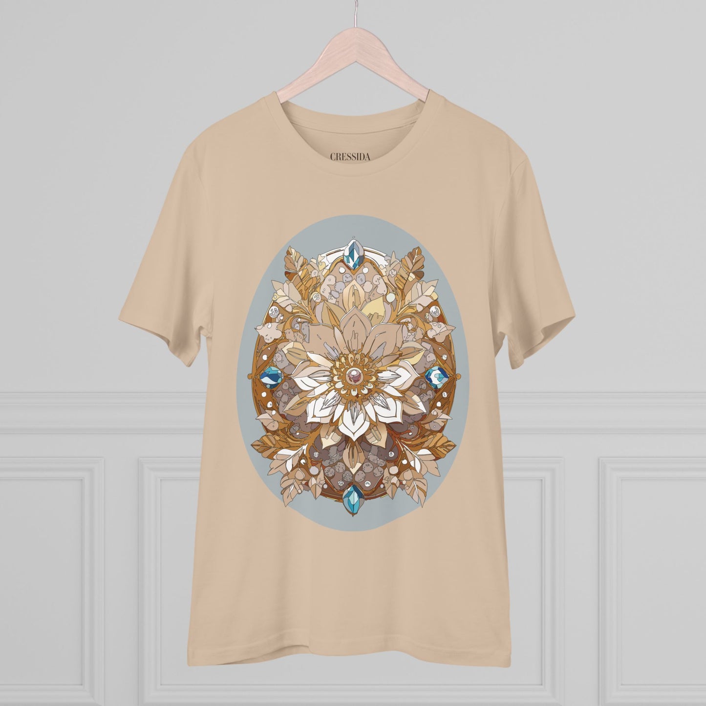 Organic T-shirt with Flower