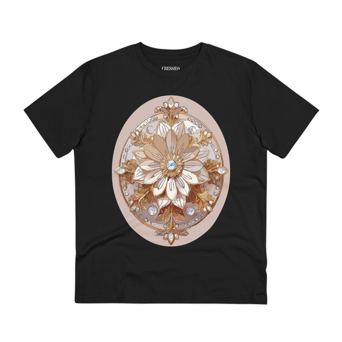 Organic T-shirt with Flower