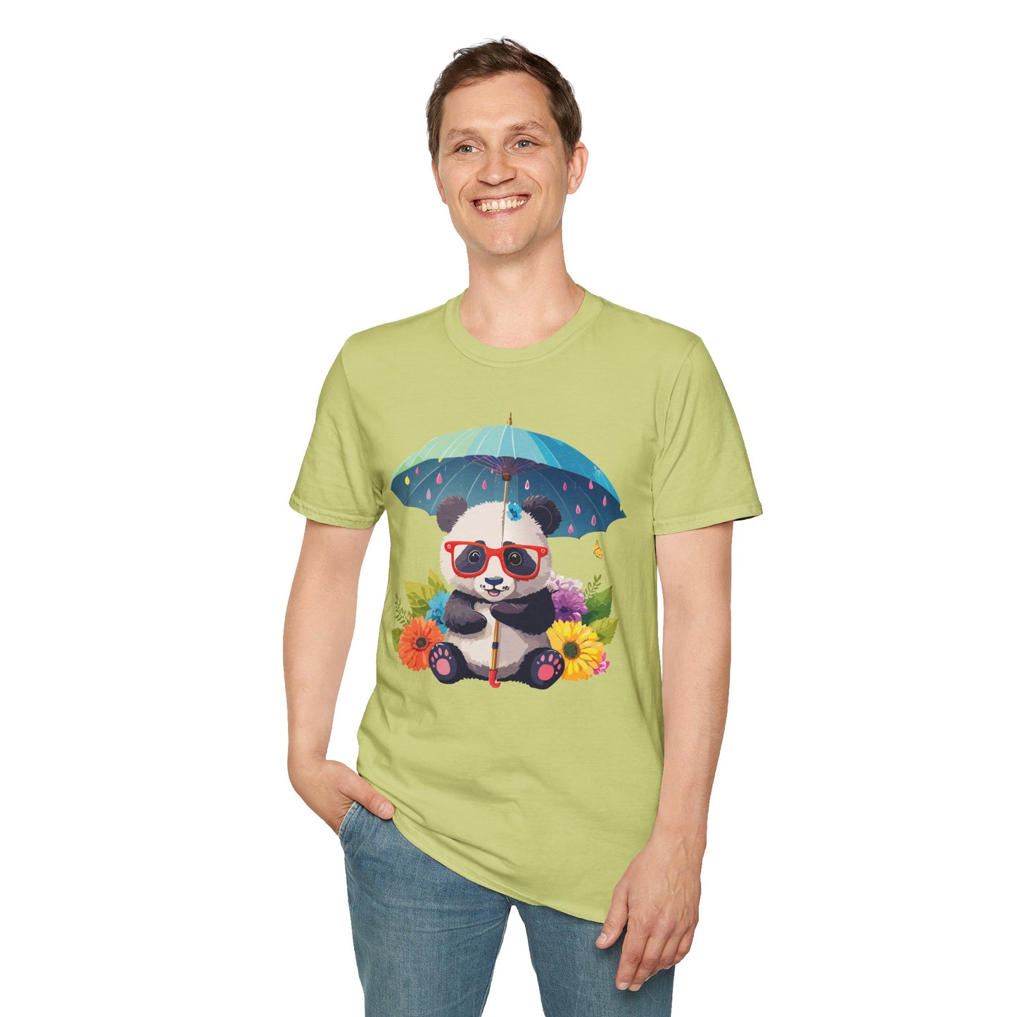 Panda Shirt, T Shirt with Panda, Animal Shirt, Tee Shirt with Animals