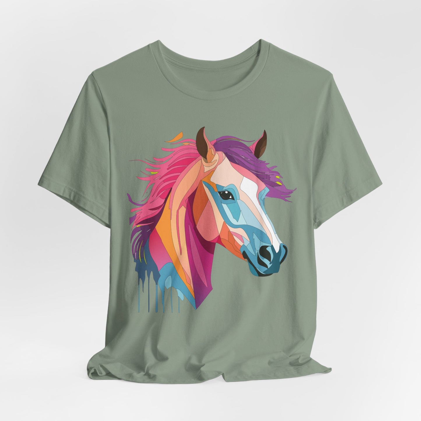 Unisex Animal Shirt, Tee Shirt with Animals, Art Design Tee Shirt, Wild Animals Shirt