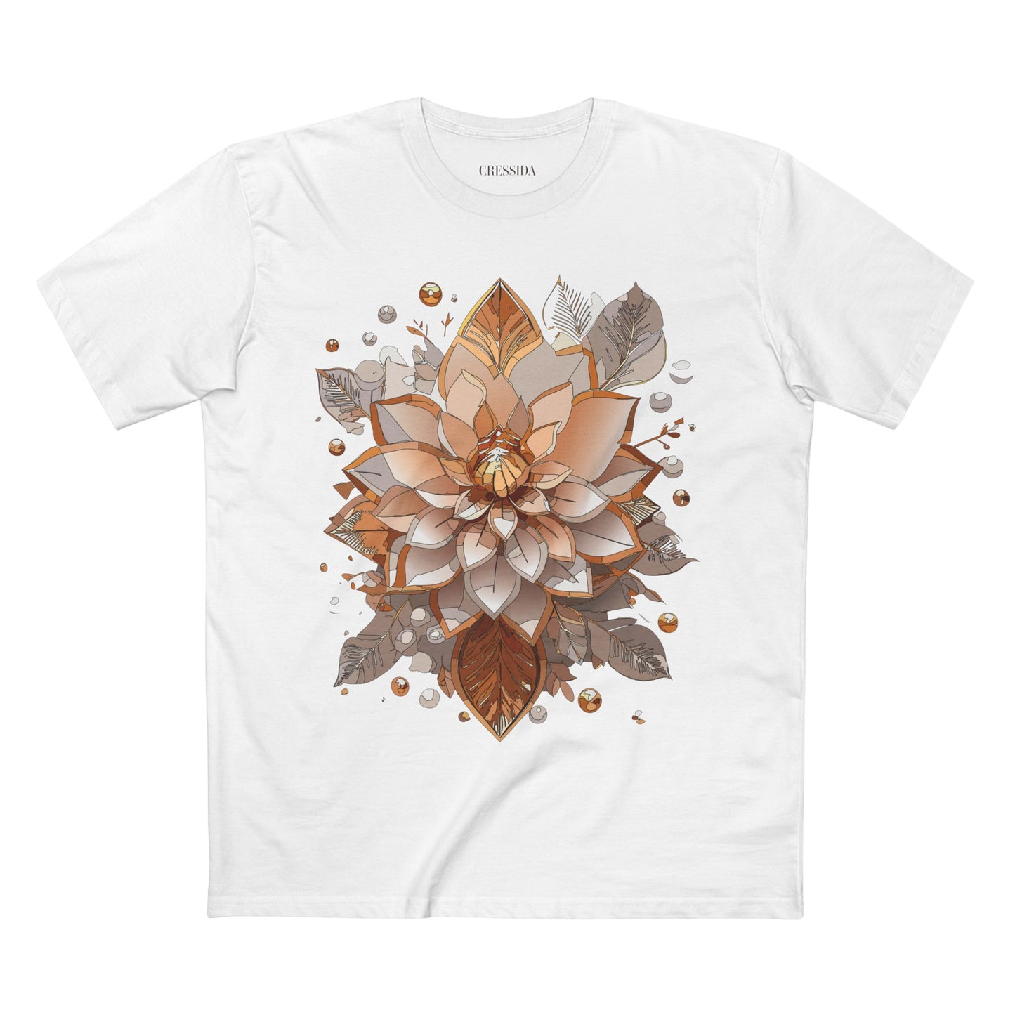 Floral Shirt, Shirt with Flower, Tee Shirt with Antique Flower