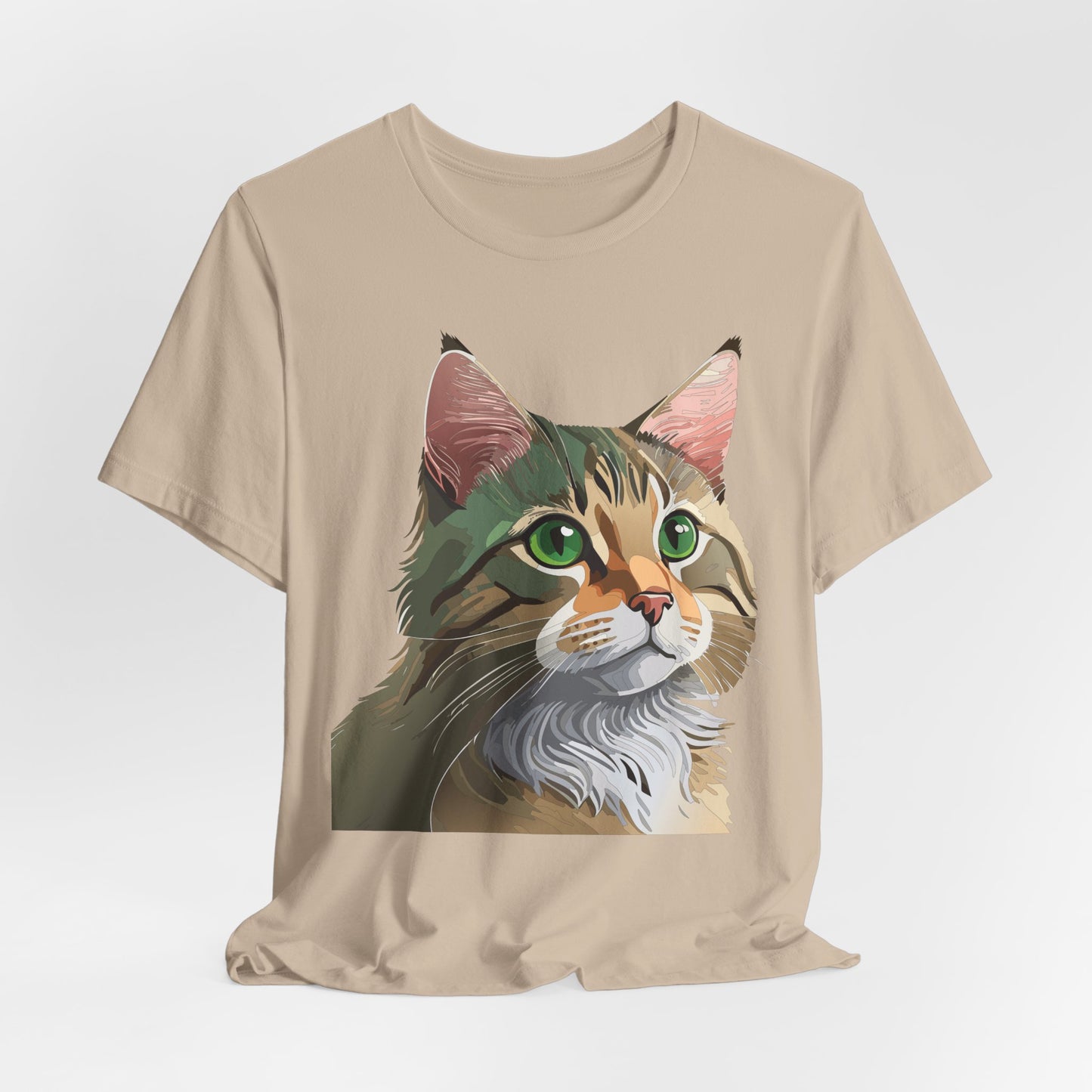 Unisex Animal Shirt, Tee Shirt with Animals, Art Design Tee Shirt, Wild Animals Shirt