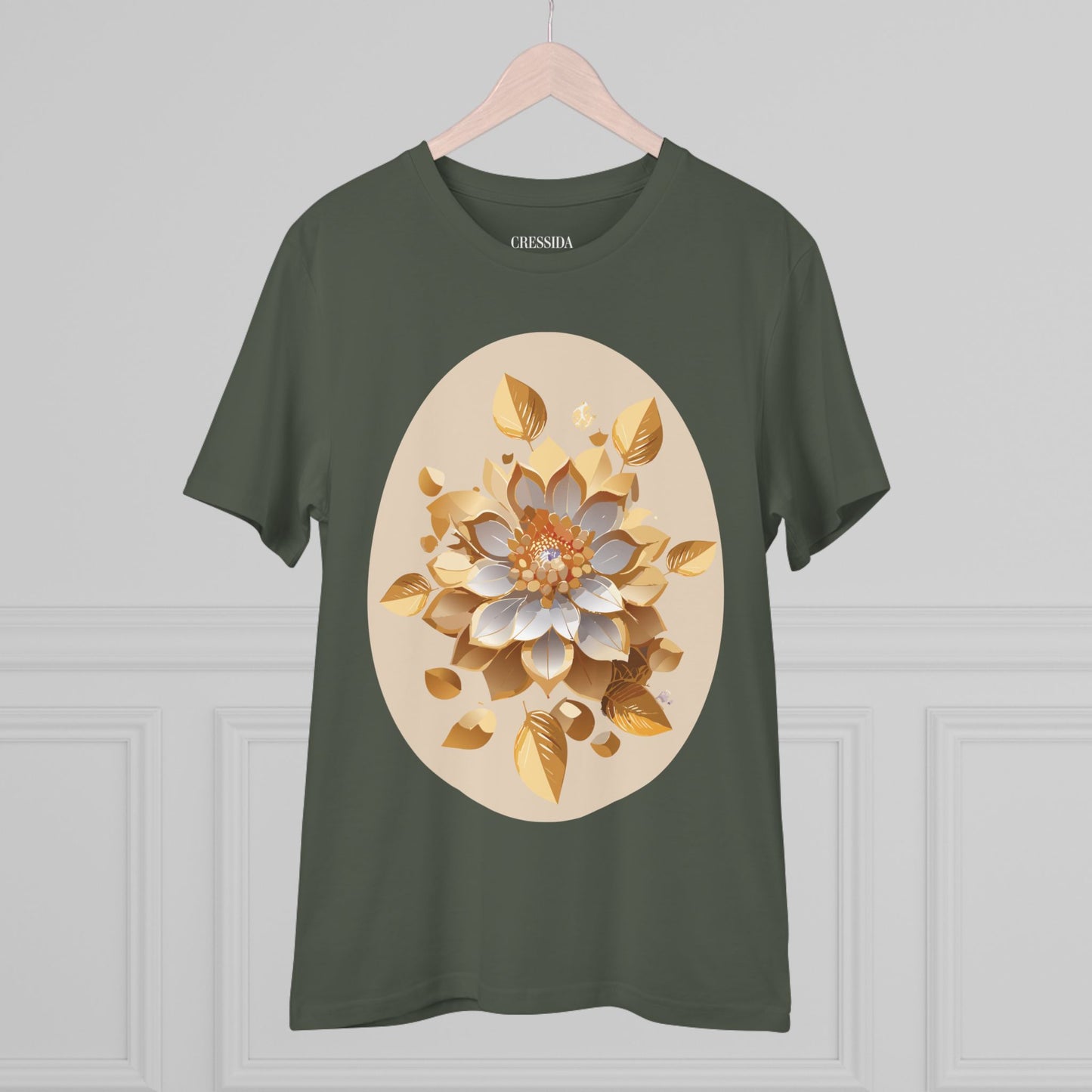 Organic T-shirt with Flower