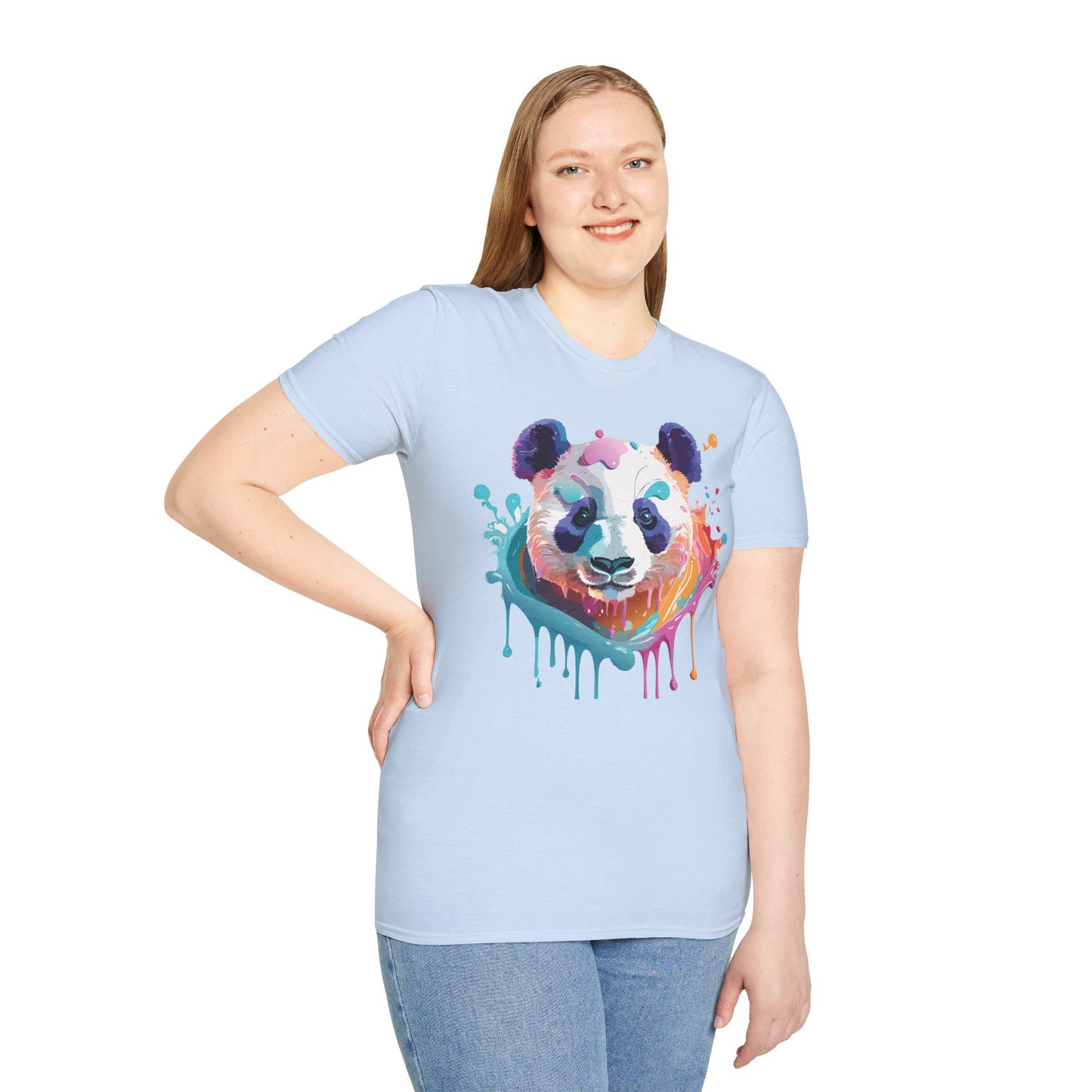 Panda Shirt, T Shirt with Panda, Animal Shirt, Tee Shirt with Animals