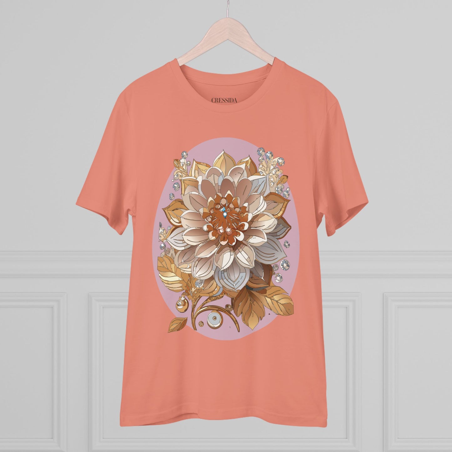 Organic T-shirt with Flower