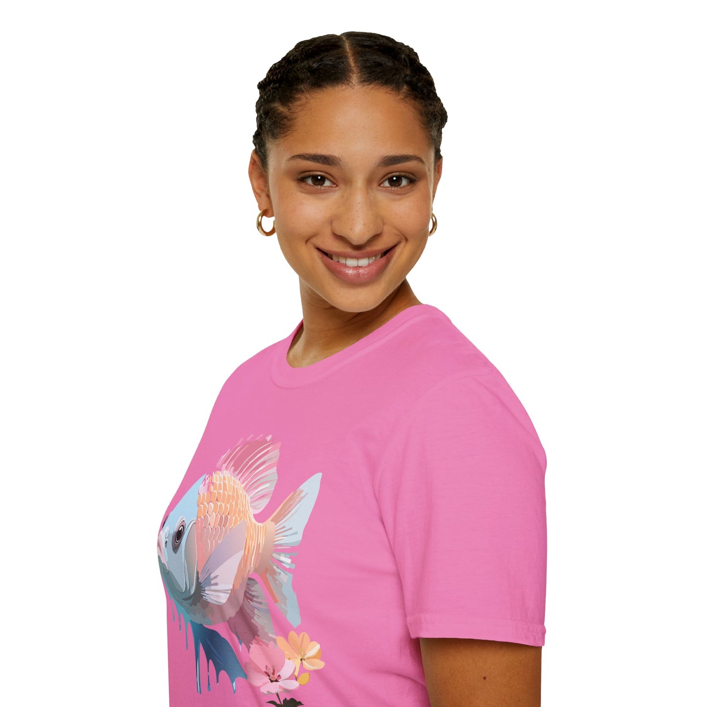 Copy of Fish Art Design Shirt, T Shirt with Fish, Graphic Shirt, Tee Shirt with Graphic Design, Shirt with Fish Graphic Art